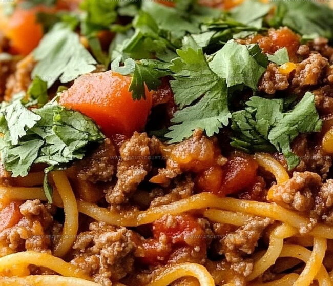 How to Make CrockPot Taco Spaghetti