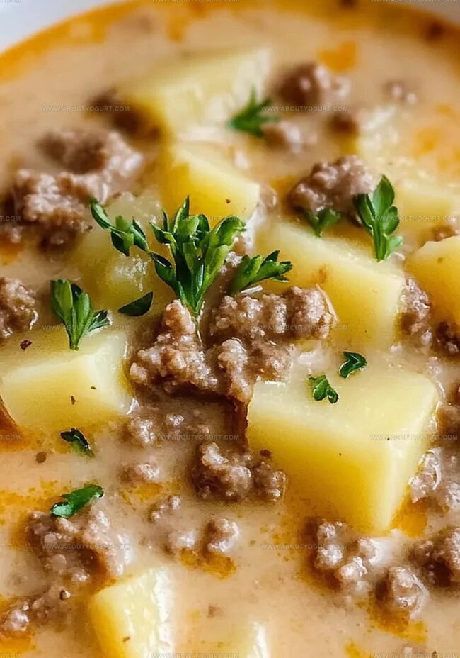Easy Steps For Crock Pot Hamburger Potato Soup