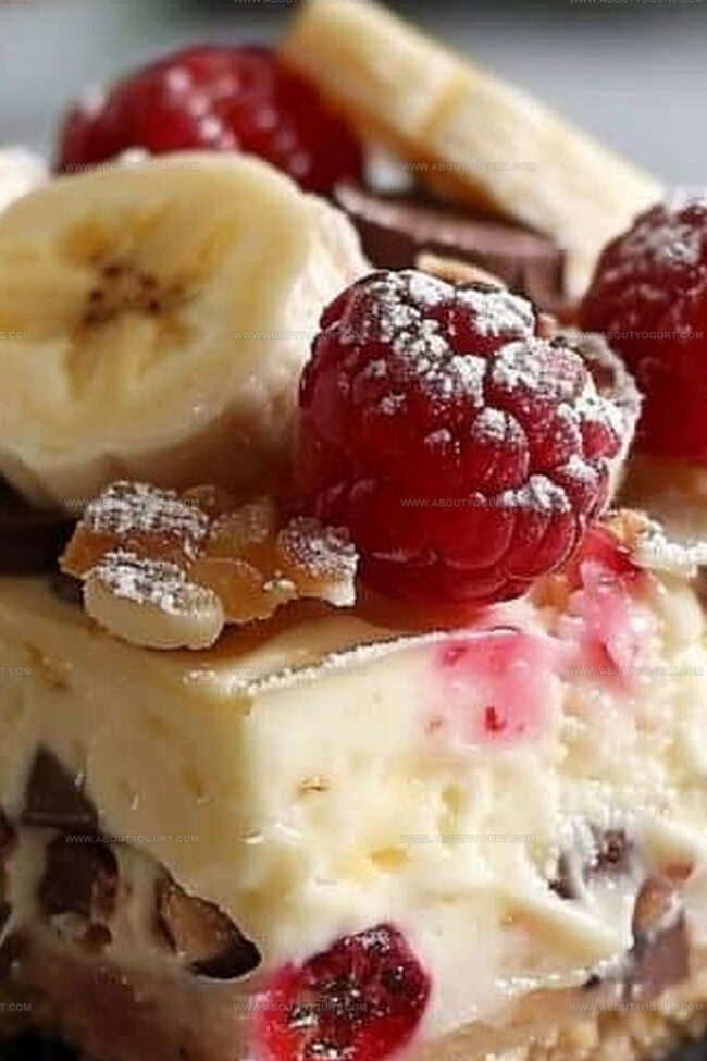 Why No-Bake Banana Split Cheesecake Bars Are So Easy