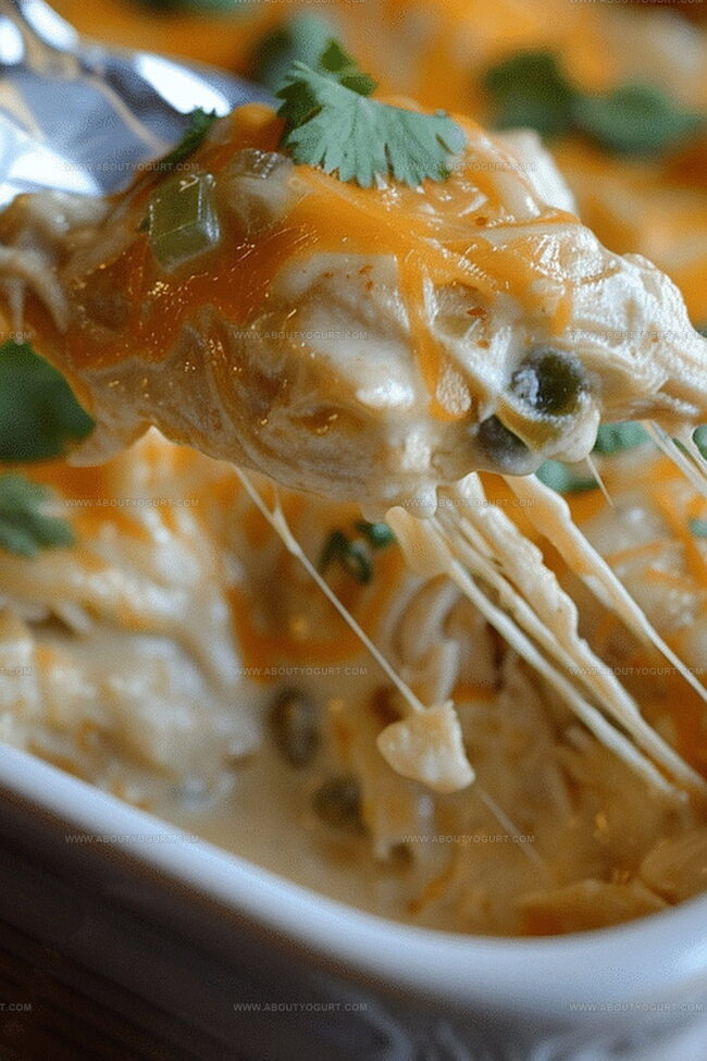 Why Sour Cream Chicken Enchilada Casserole Is So Creamy