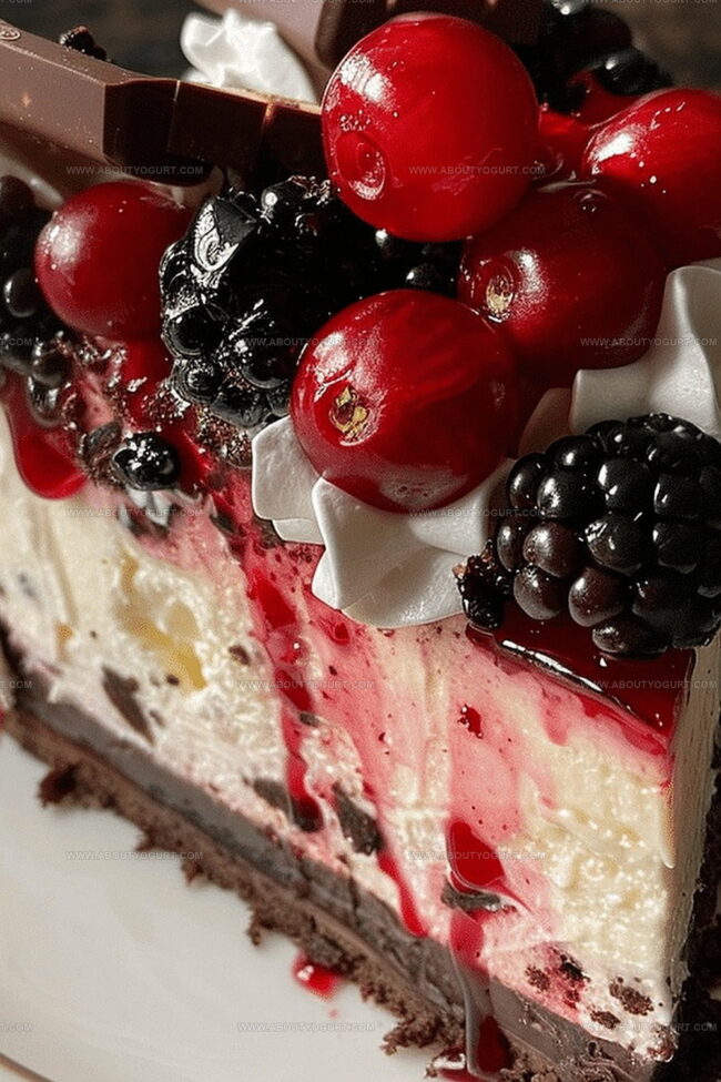 Black Forest Cheesecake Symphony: Layers of Decadence