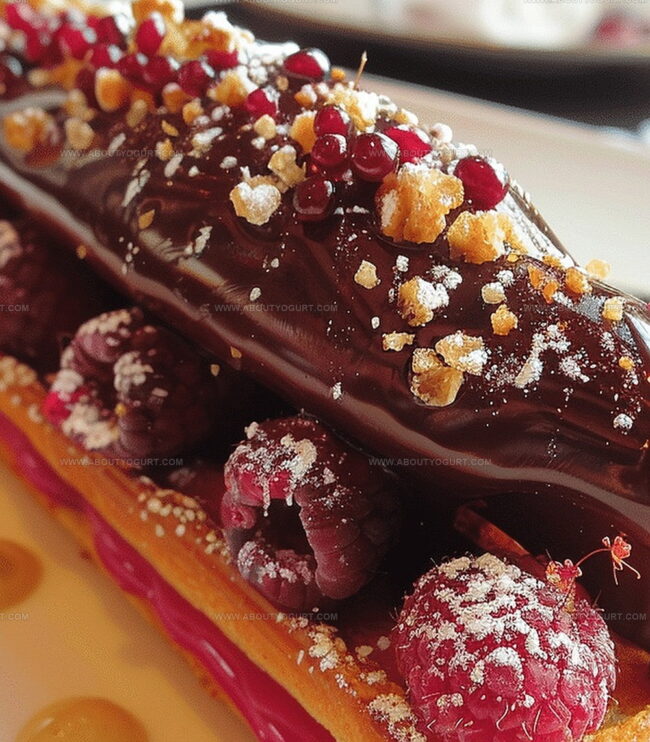 Tips to Master Ruby Chocolate and Raspberry Eclair