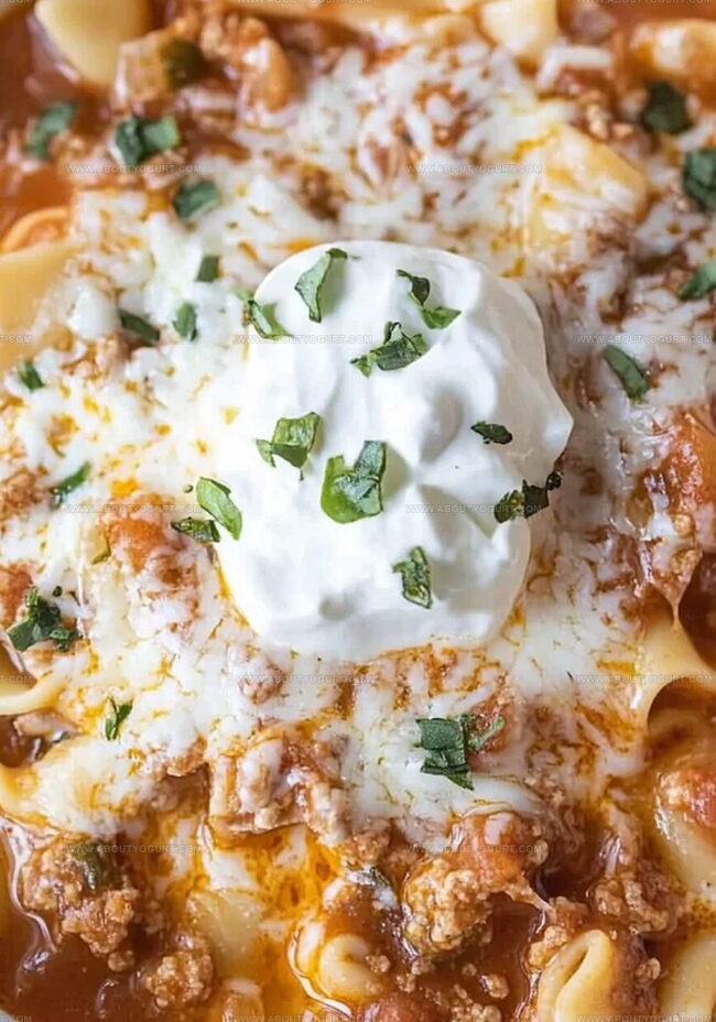 Step By Step Best Lasagna Soup Recipe