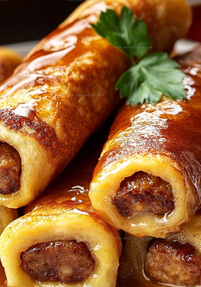 How To Make Sausage French Toast Roll-Ups