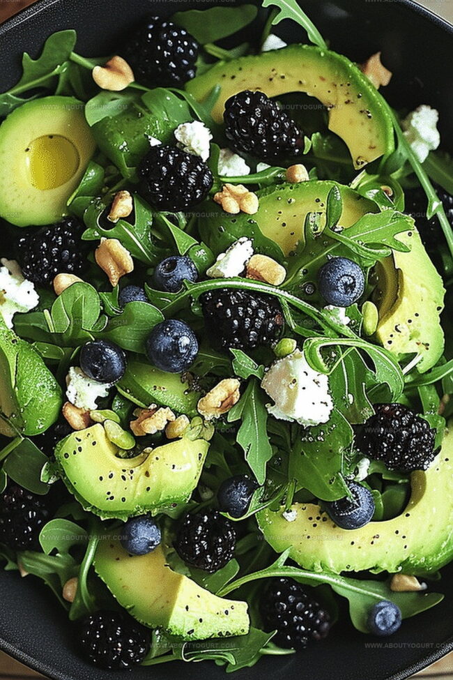 Why This Blackberry Avocado Arugula Salad Is a Must-Try