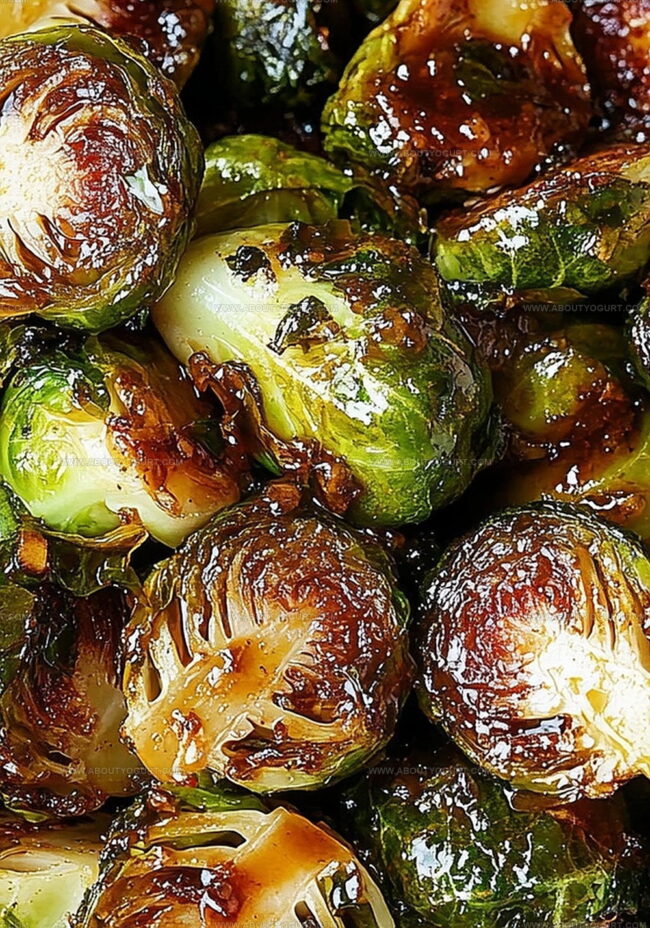 Steps For Honey Balsamic Brussels Sprouts