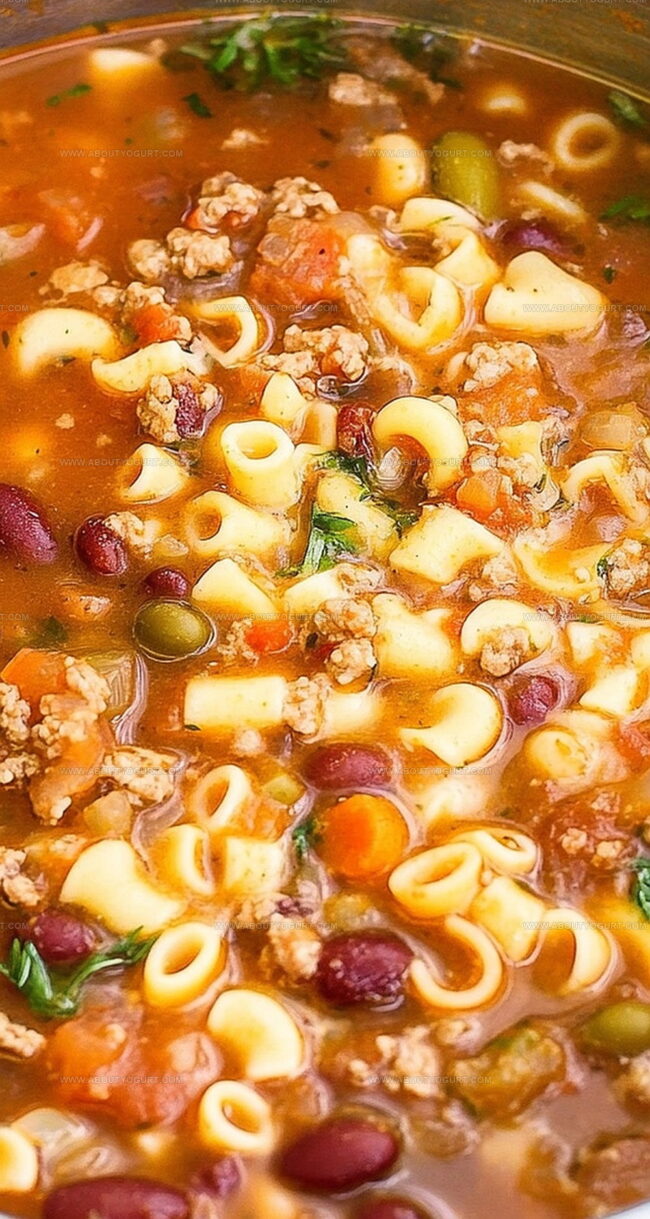 Why Italian Pasta Fagioli Soup Feels So Comforting