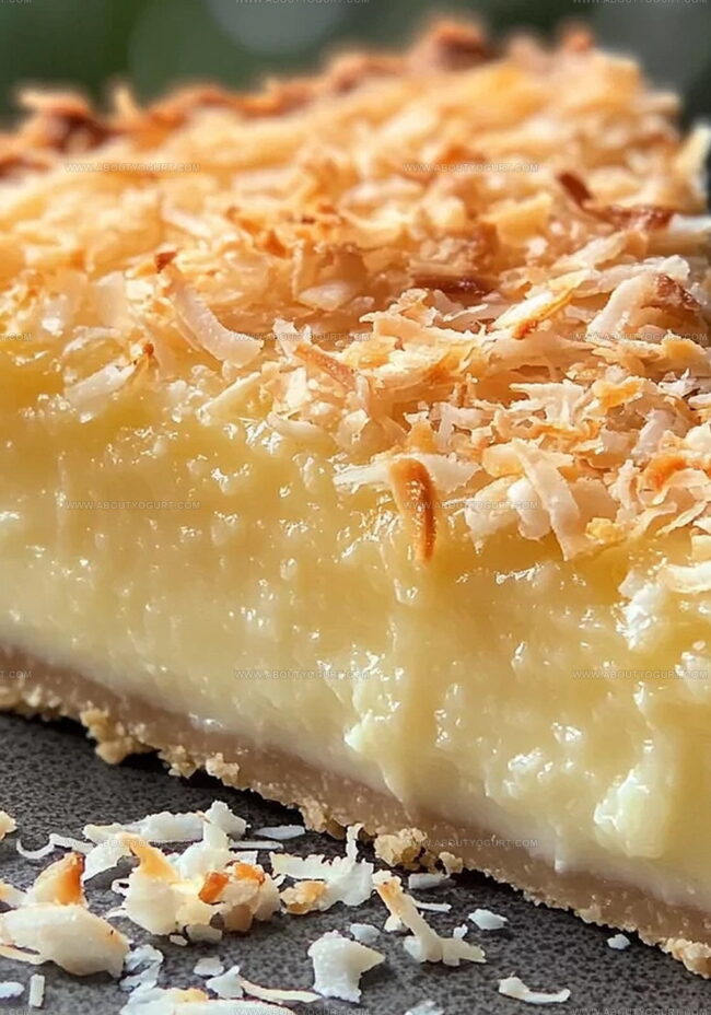 French Coconut Pie Directions Made Simple