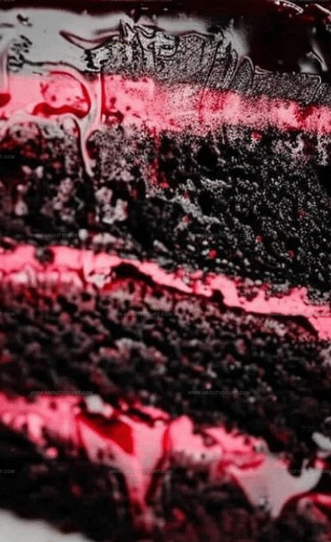 Chocolate Raspberry Cake Highlights