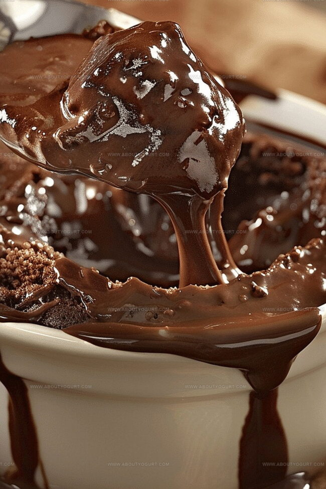 Hot Fudge Chocolate Pudding Cake Highlights