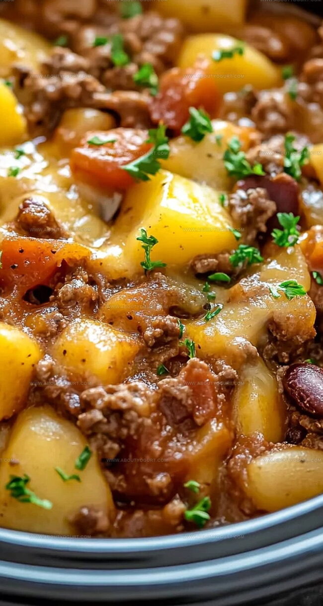 Why Slow Cooker Cowboy Casserole Is So Filling