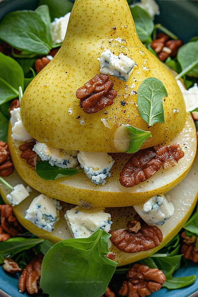 Why Vertical Pear Blue Cheese Salad Is a Refreshing Choice