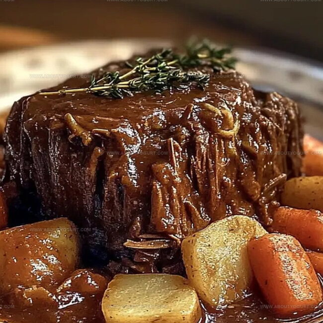 Hearty Pot Roast with Carrots & Potatoes