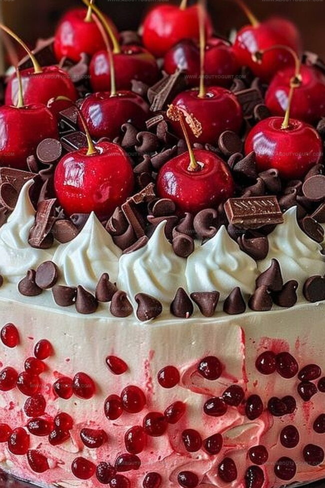 Cherry Chocolate Chip Poke Cake: A Slice of Heaven