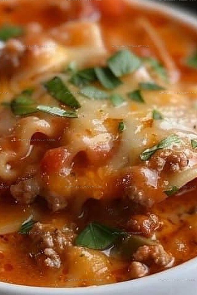 Why The Best Lasagna Soup Is A Must-Try Comfort Dish