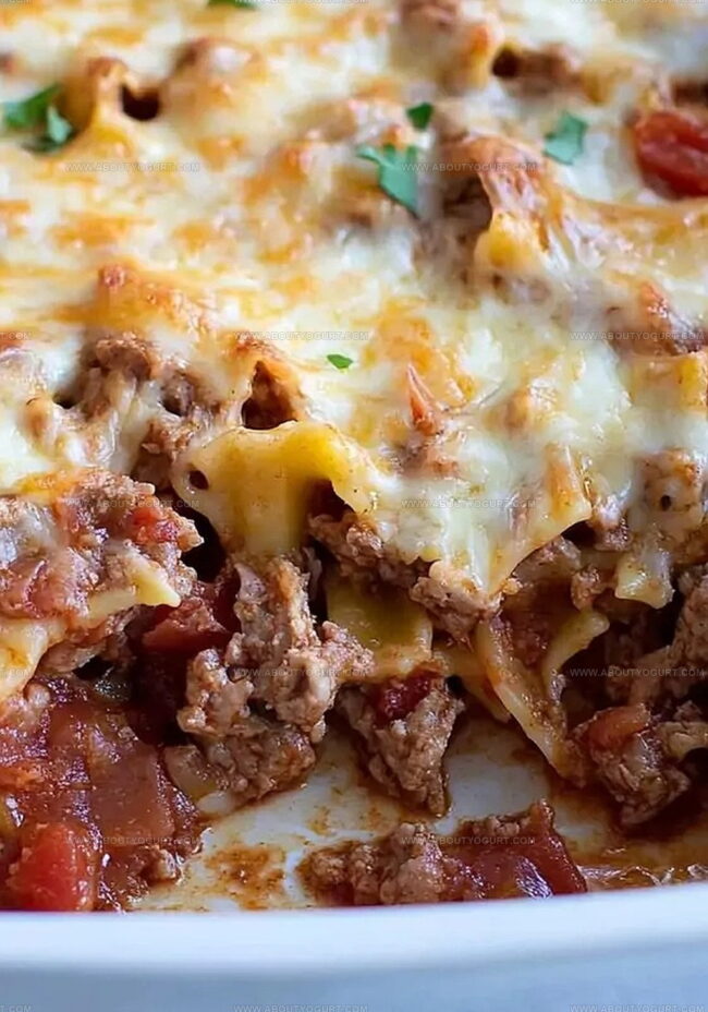 Step-By-Step Beef Lombardi Casserole Instructions