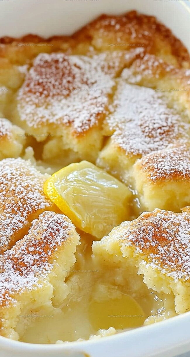 Why Magic Lemon Cobbler Is A Sweet Surprise