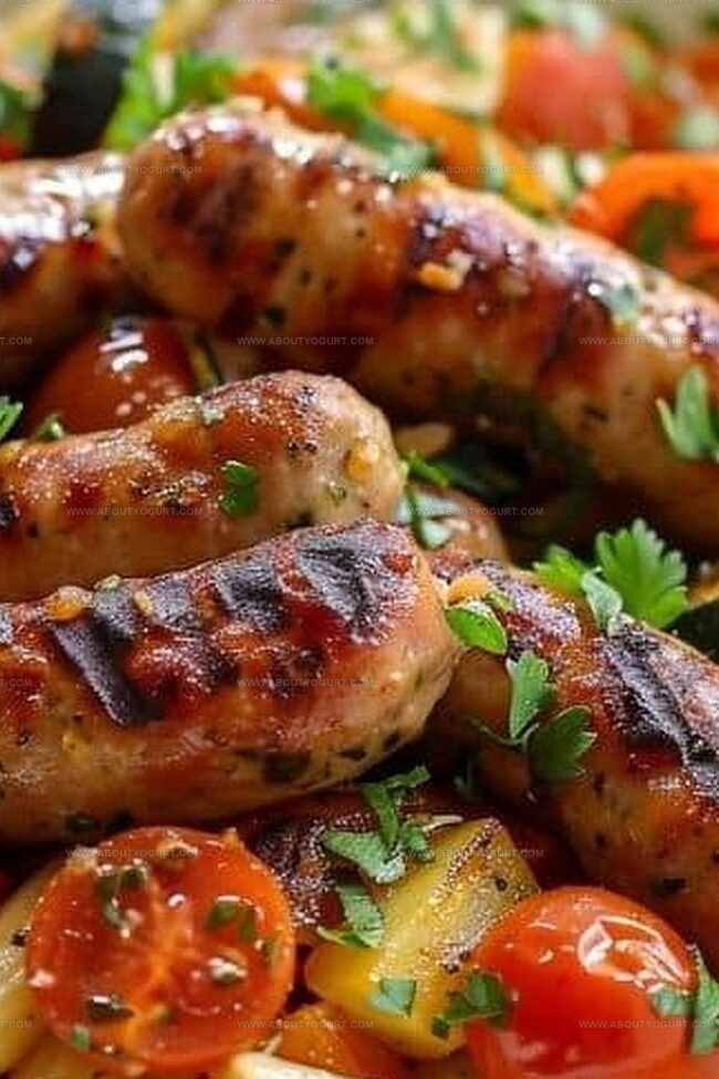 Why Chicken Sausages with Zucchini, Tomatoes, and Pasta Is So Satisfying