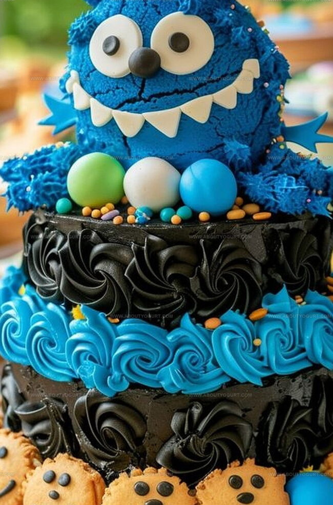 Pro Tips To Perfect Your Giant Cookie Monster Cheesecake