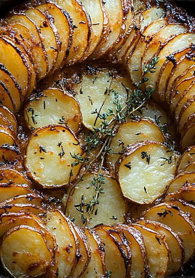 Steps To Make Crispy Balsamic-Thyme Potato Torte