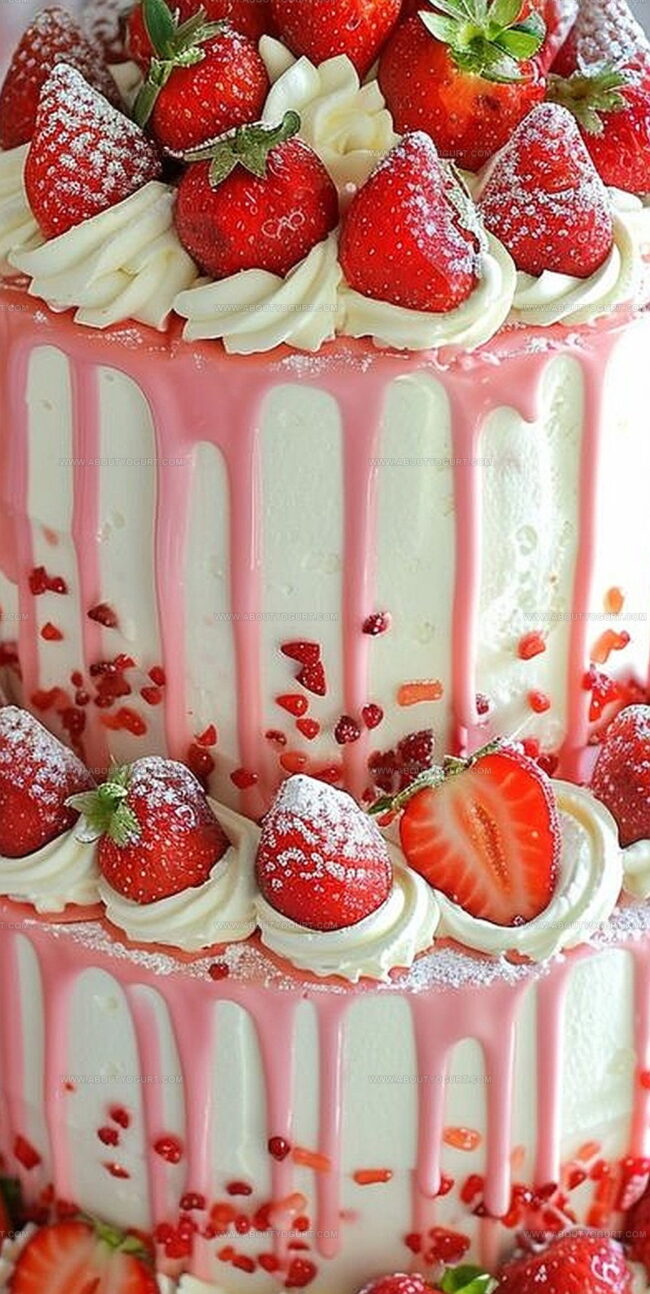 Giant Strawberry Seismic Cake: The Ultimate Showstopper