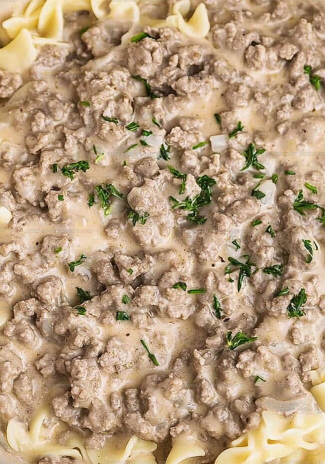 How To Cook Ground Beef Stroganoff Without Fuss