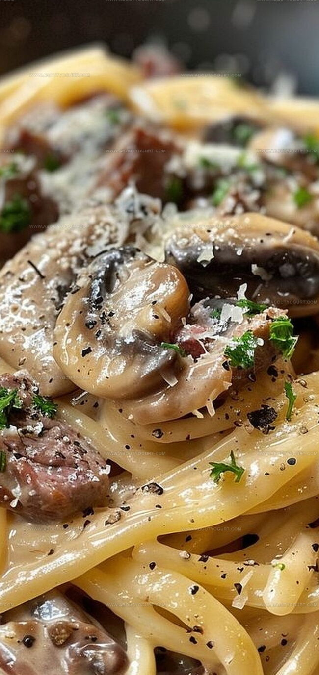 Reasons to Enjoy Beef and Mushroom Carbonara