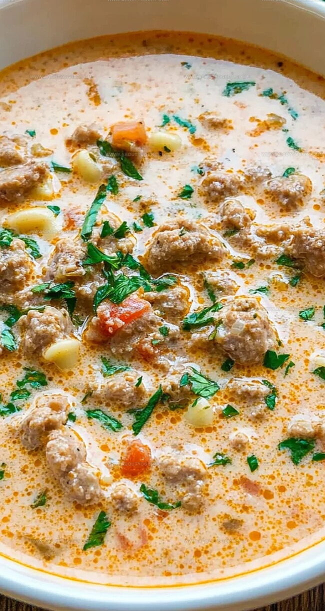 Why Creamy Parmesan Italian Sausage Ditalini Soup Is So Good