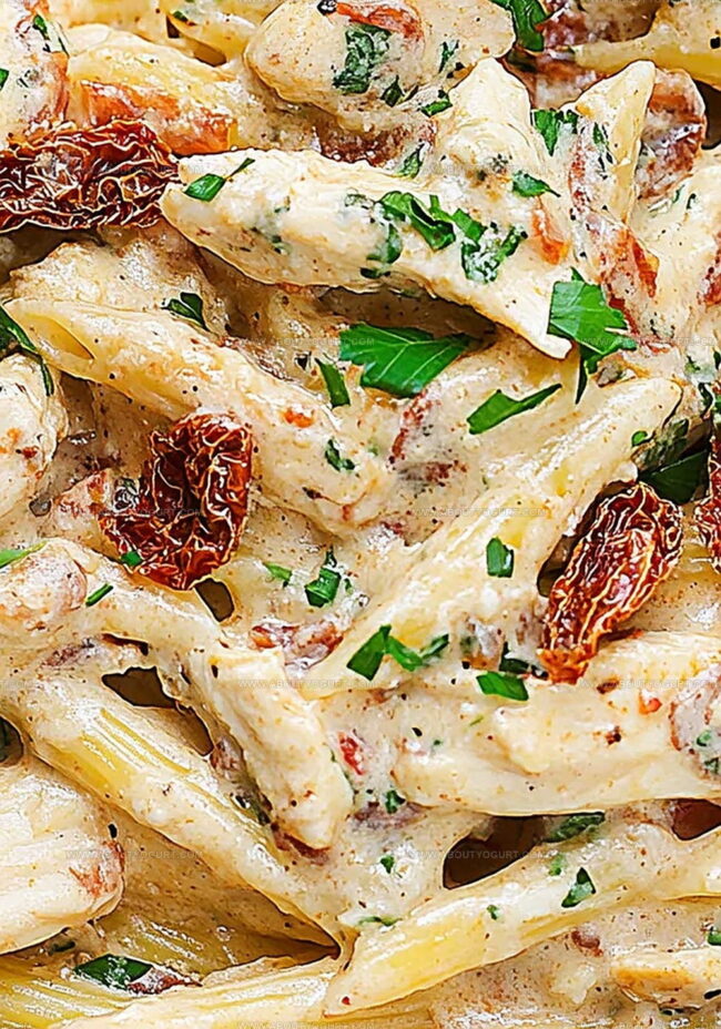 Cooking Creamy Sun-Dried Tomato Chicken Pasta Step By Step
