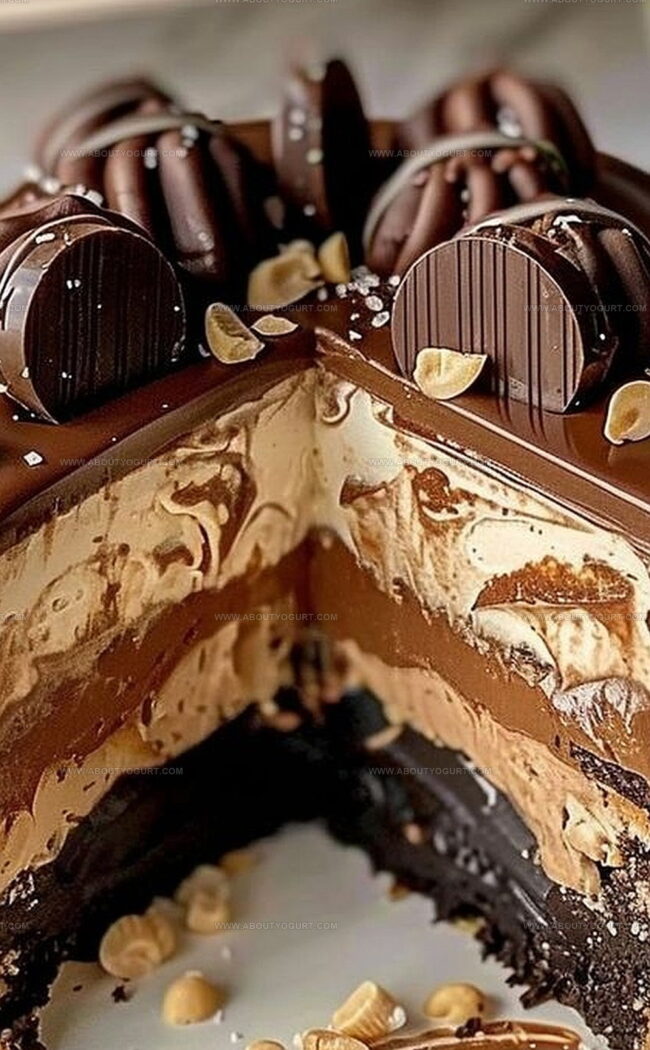 Pro Tips For A Luxurious Chocolate Peanut Butter Cheesecake Cake