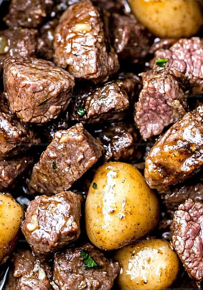 How To Make Slow Cooker Garlic Butter Beef Bites