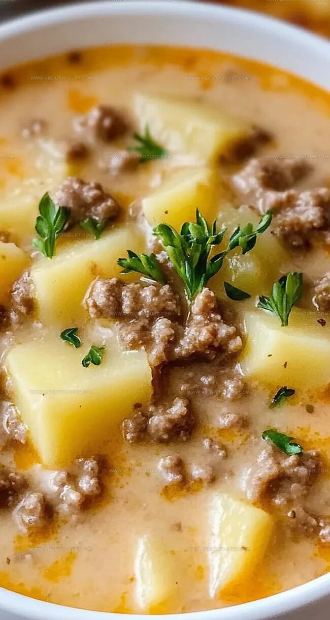 Why Crock Pot Hamburger Potato Soup Is So Cozy