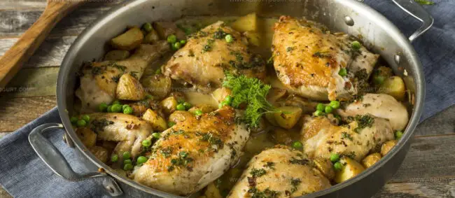 Chicken Vesuvio